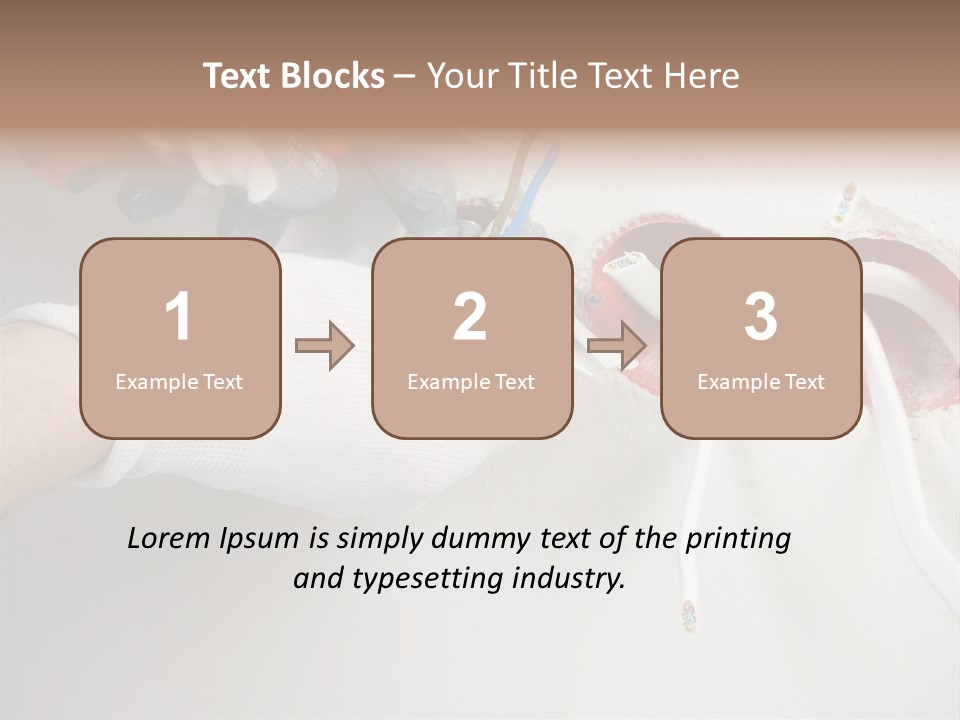 Wall Protection Work PowerPoint Template