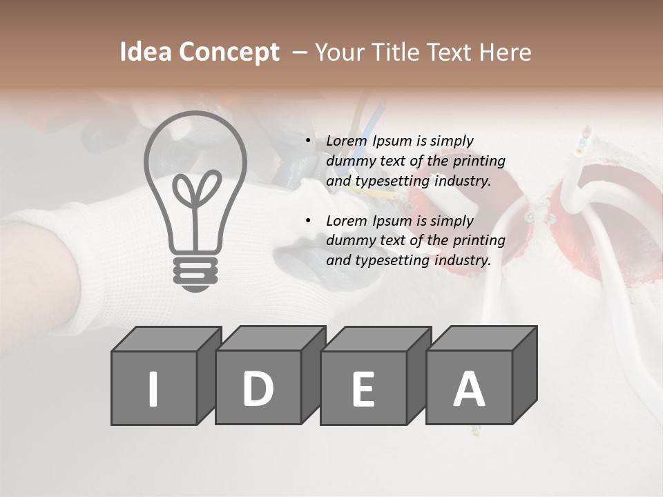 Wall Protection Work PowerPoint Template