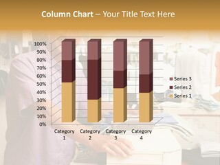 Retail People Cashier PowerPoint Template