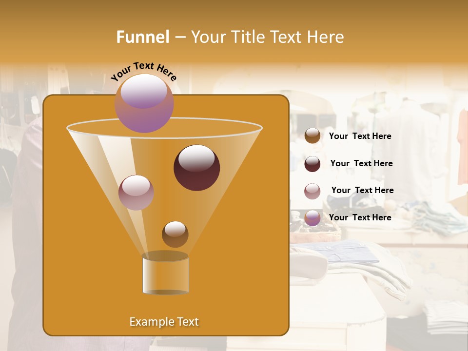 Retail People Cashier PowerPoint Template