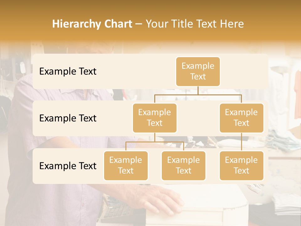 Retail People Cashier PowerPoint Template