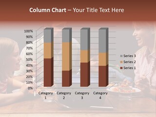 Table Family Dad PowerPoint Template