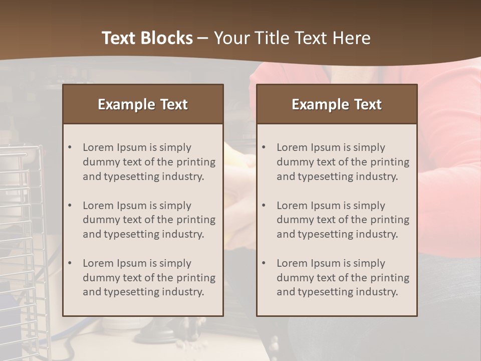 Repairman Phone Mopping PowerPoint Template