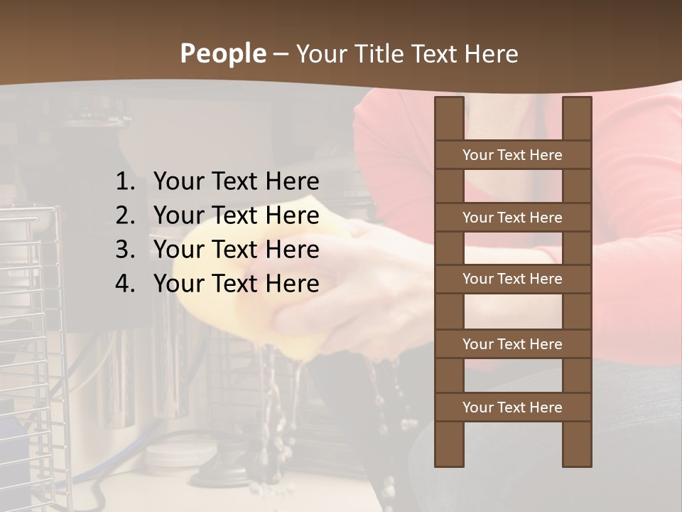 Repairman Phone Mopping PowerPoint Template