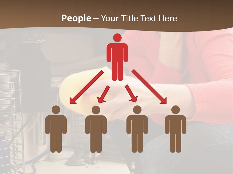 Repairman Phone Mopping PowerPoint Template