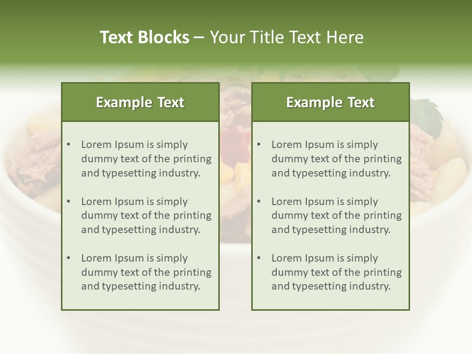 Healthy Over Pepper PowerPoint Template