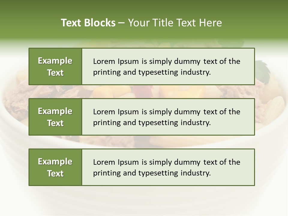 Healthy Over Pepper PowerPoint Template