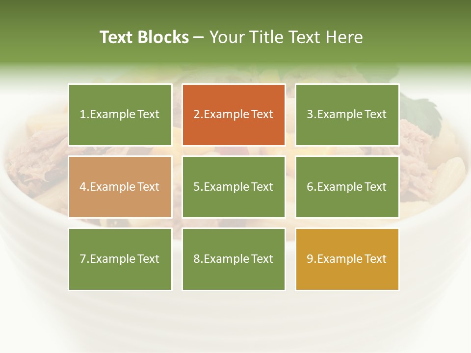 Healthy Over Pepper PowerPoint Template