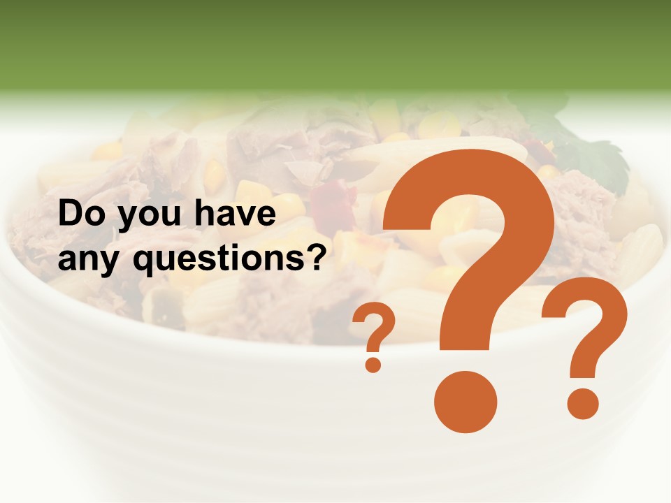 Healthy Over Pepper PowerPoint Template