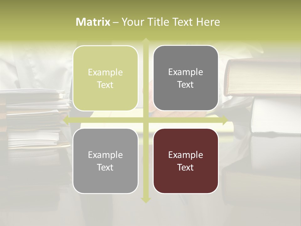 Power Portrait Attorney PowerPoint Template