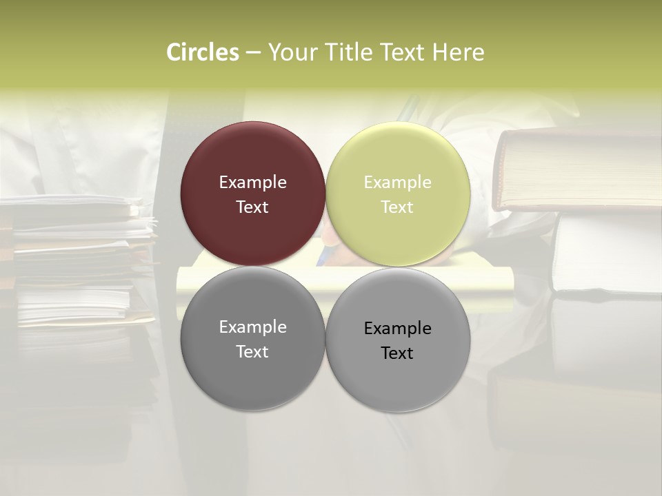 Power Portrait Attorney PowerPoint Template