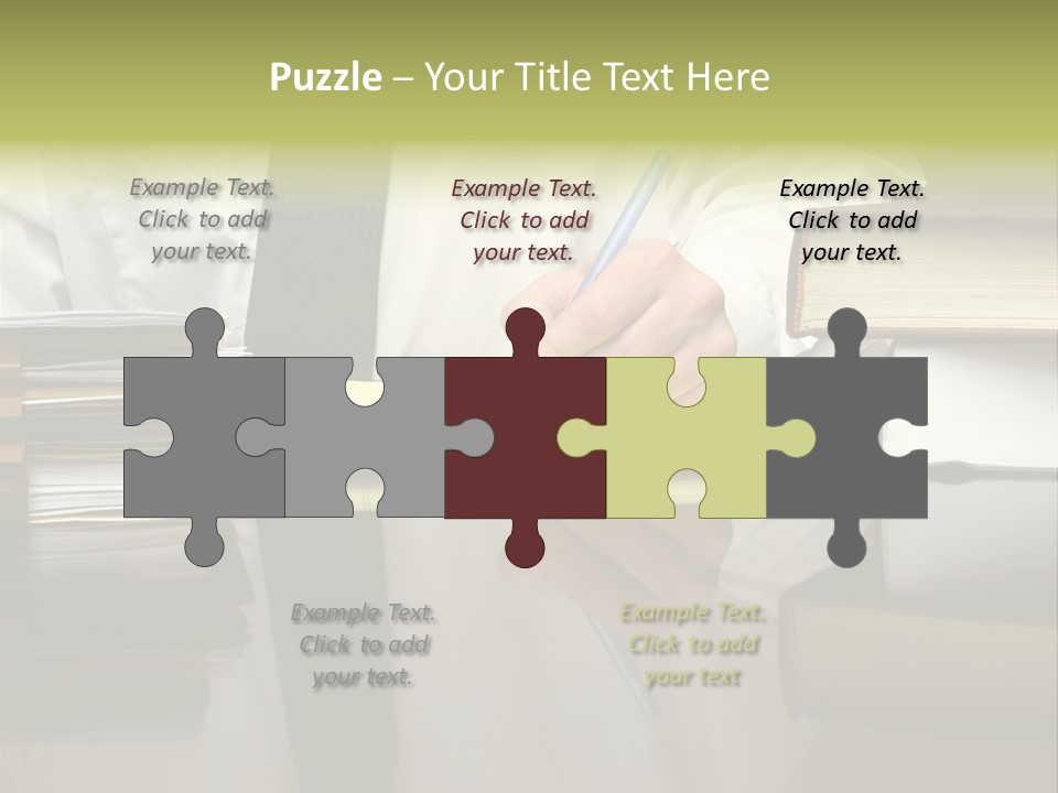 Power Portrait Attorney PowerPoint Template