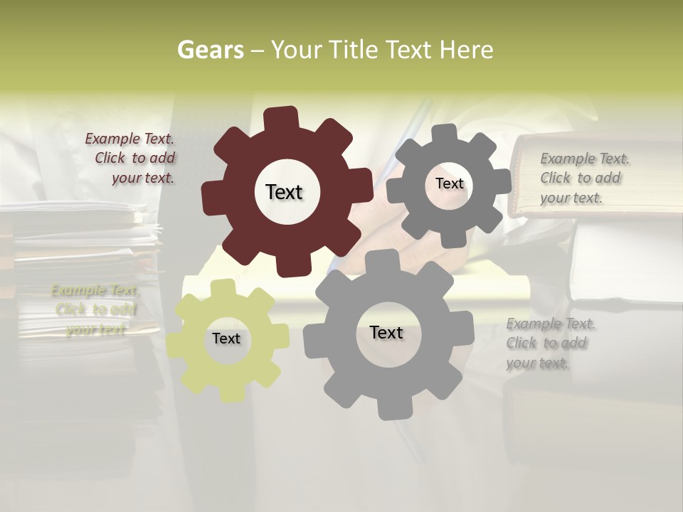 Power Portrait Attorney PowerPoint Template