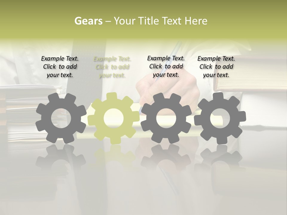 Power Portrait Attorney PowerPoint Template