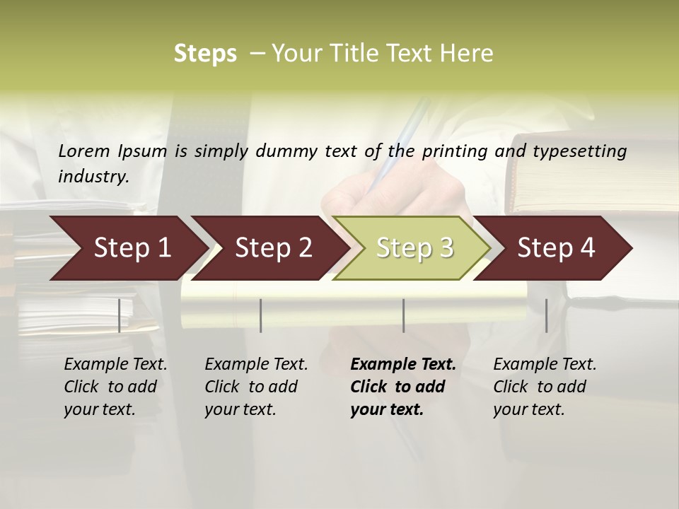 Power Portrait Attorney PowerPoint Template
