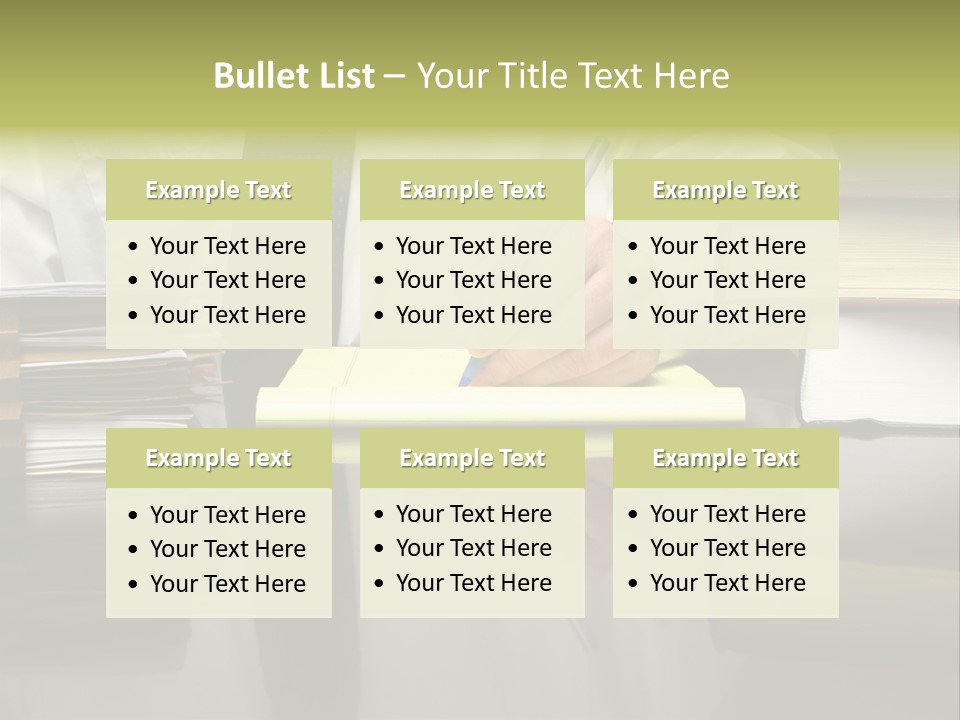 Power Portrait Attorney PowerPoint Template