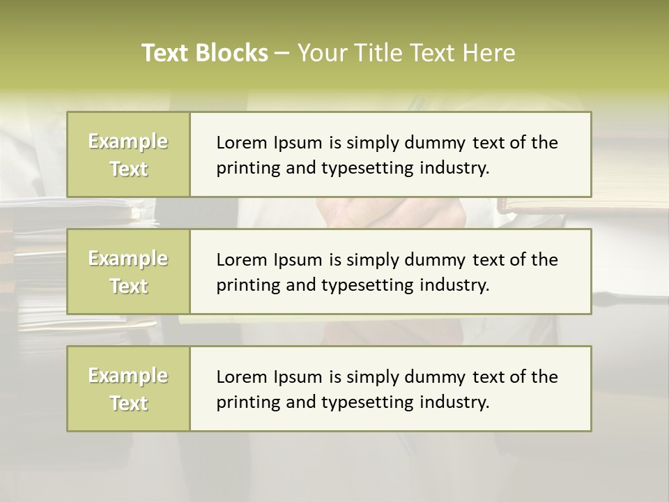 Power Portrait Attorney PowerPoint Template