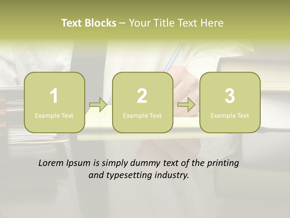 Power Portrait Attorney PowerPoint Template