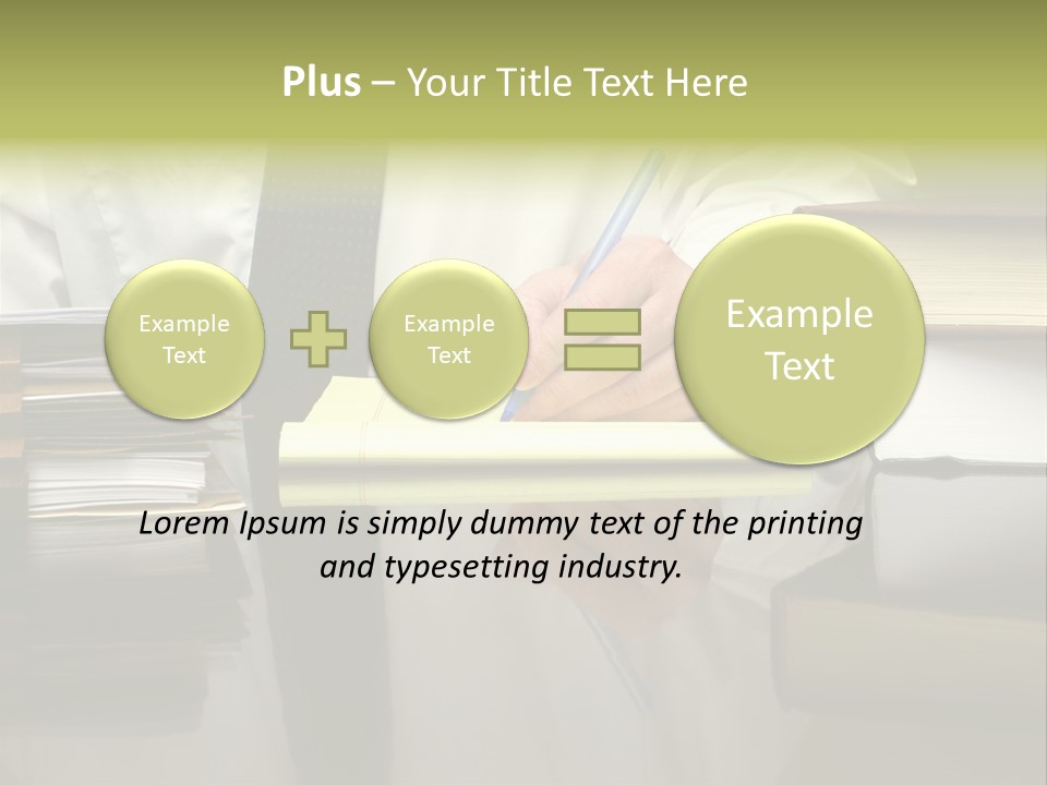 Power Portrait Attorney PowerPoint Template