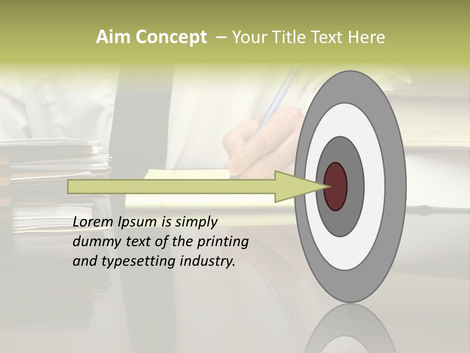 Power Portrait Attorney PowerPoint Template