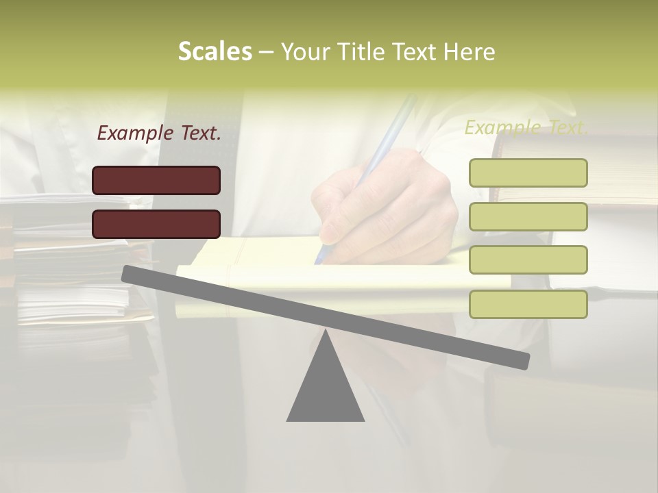 Power Portrait Attorney PowerPoint Template