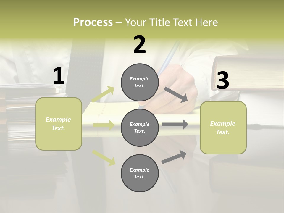 Power Portrait Attorney PowerPoint Template