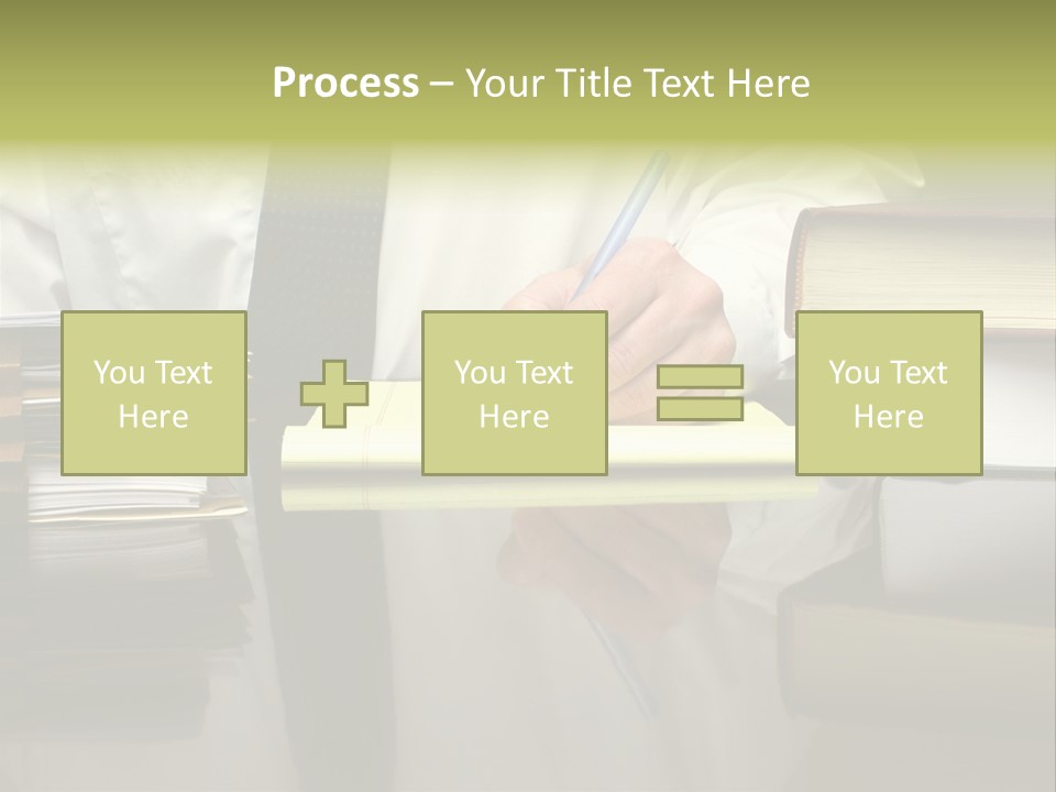 Power Portrait Attorney PowerPoint Template
