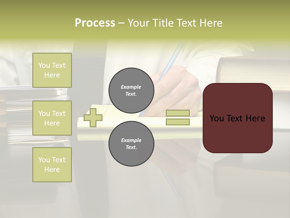 Power Portrait Attorney PowerPoint Template