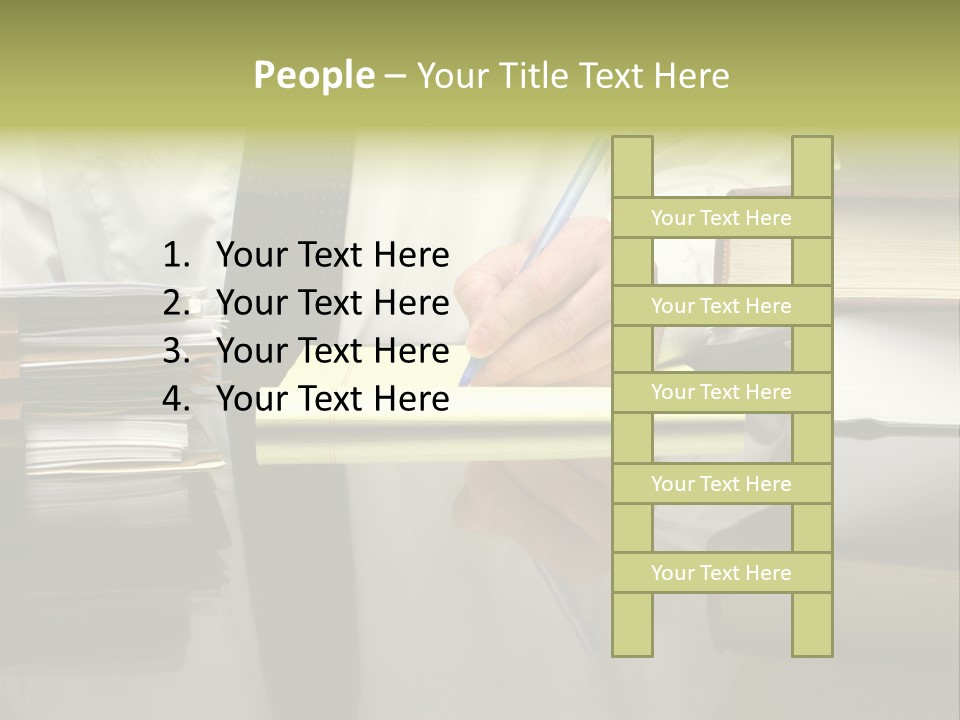 Power Portrait Attorney PowerPoint Template
