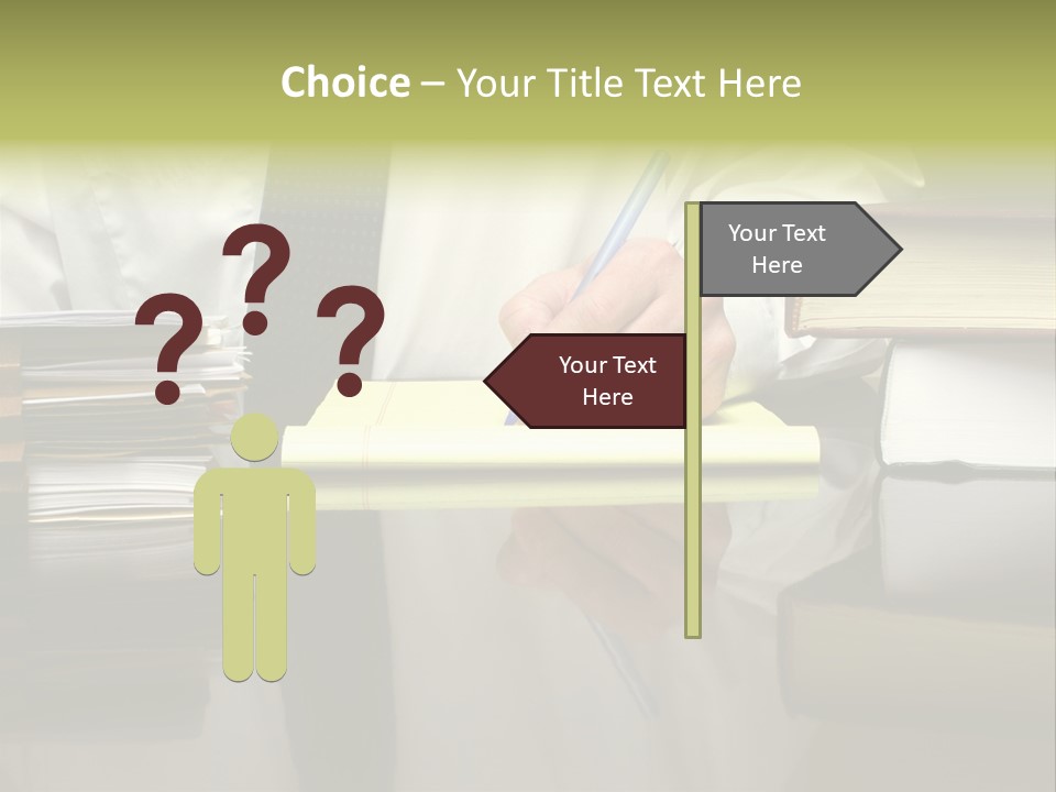 Power Portrait Attorney PowerPoint Template