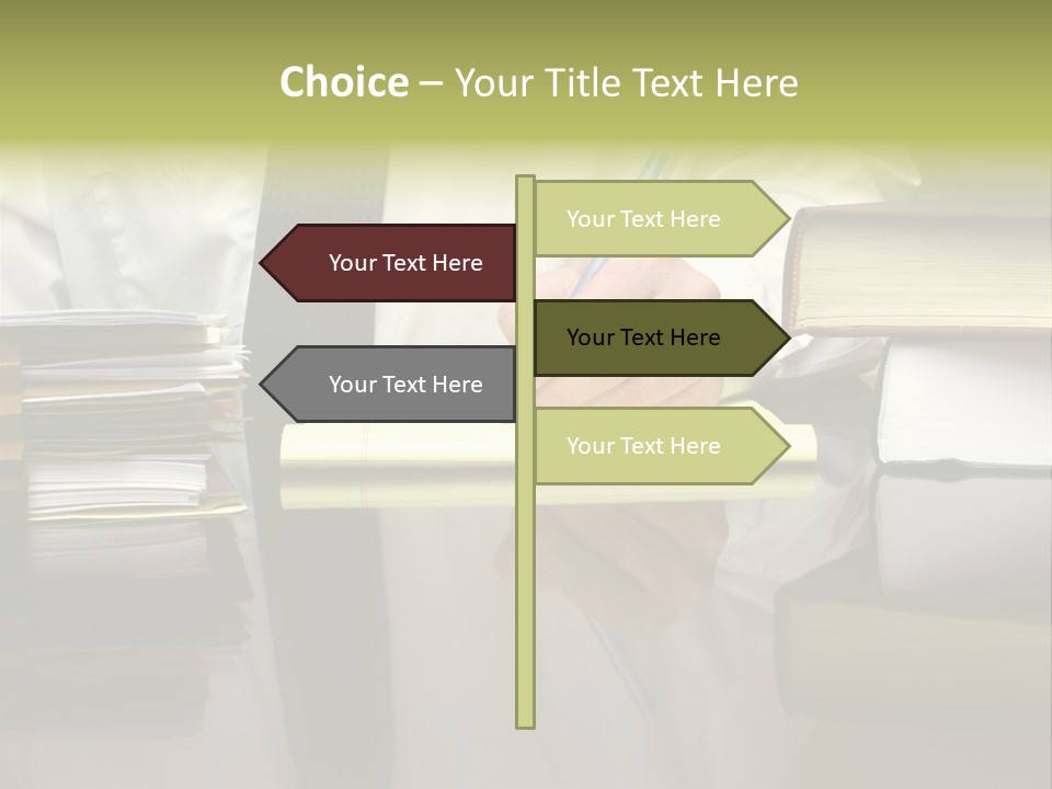 Power Portrait Attorney PowerPoint Template