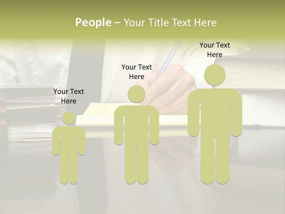 Power Portrait Attorney PowerPoint Template