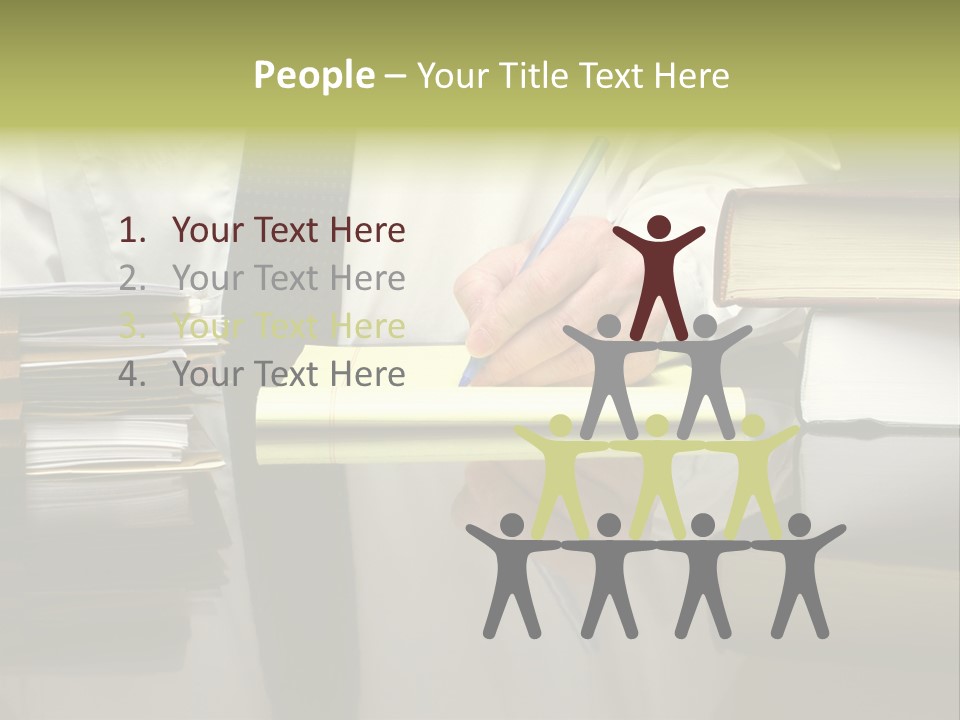 Power Portrait Attorney PowerPoint Template