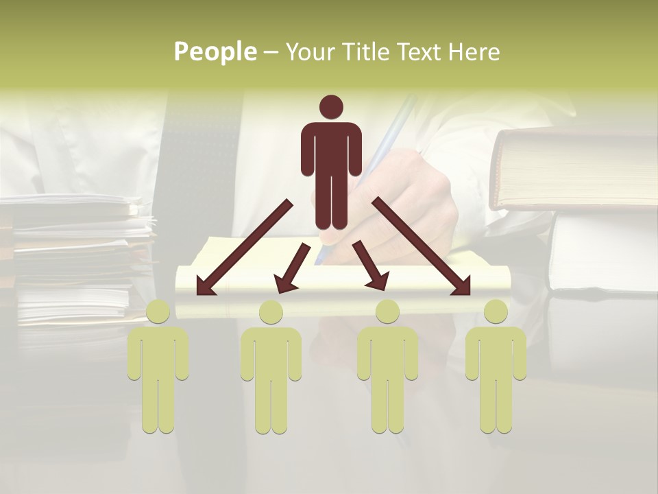 Power Portrait Attorney PowerPoint Template