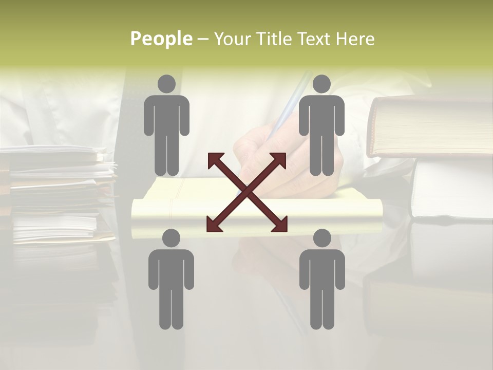 Power Portrait Attorney PowerPoint Template