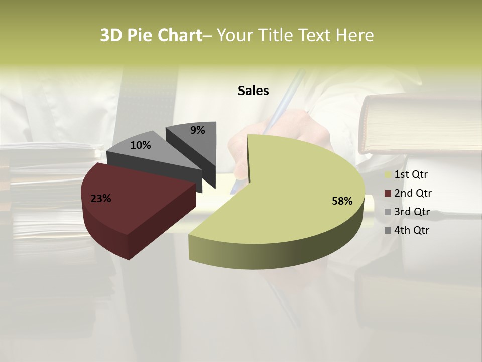 Power Portrait Attorney PowerPoint Template