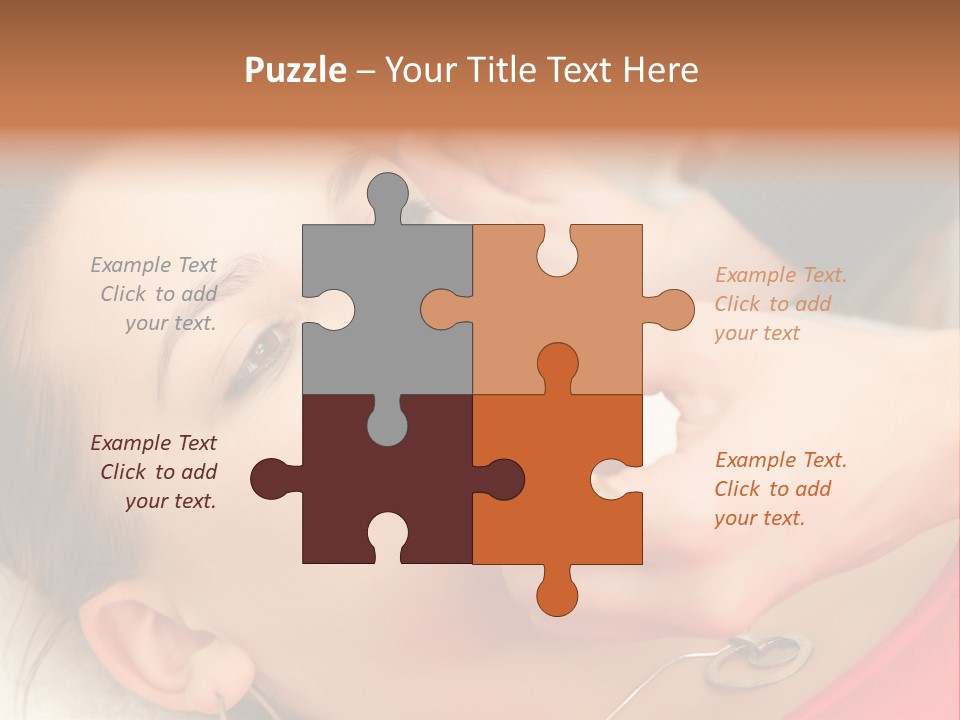 Skin Female Attractive PowerPoint Template