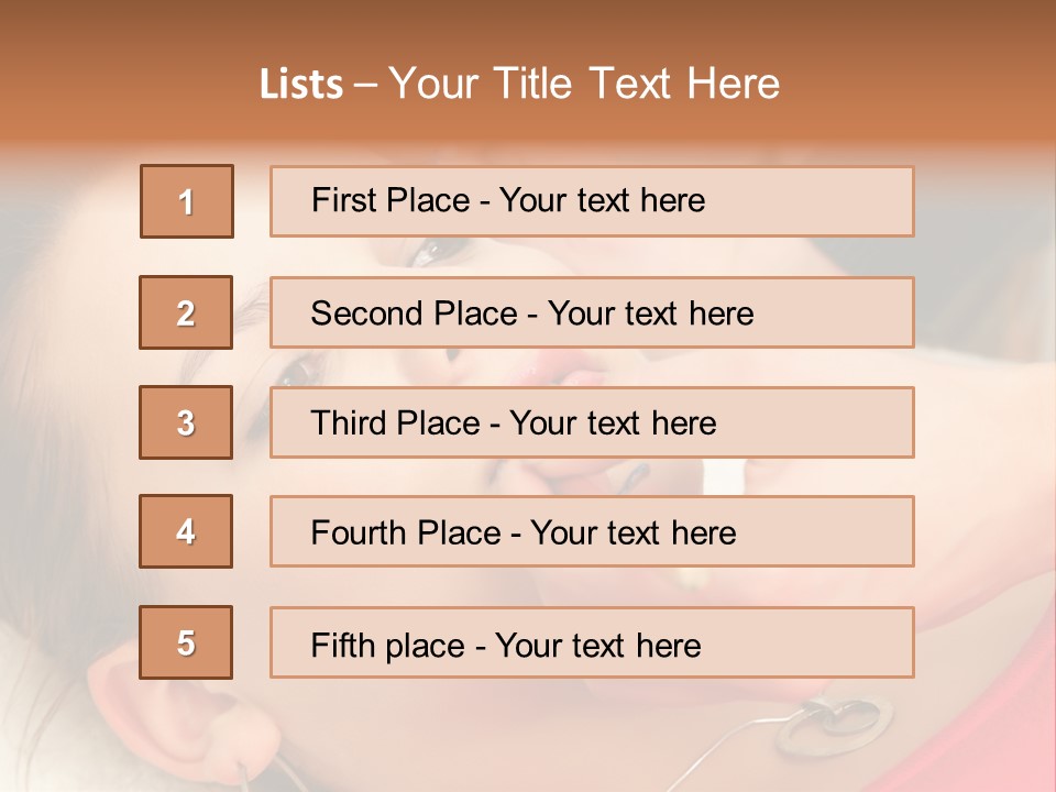 Skin Female Attractive PowerPoint Template