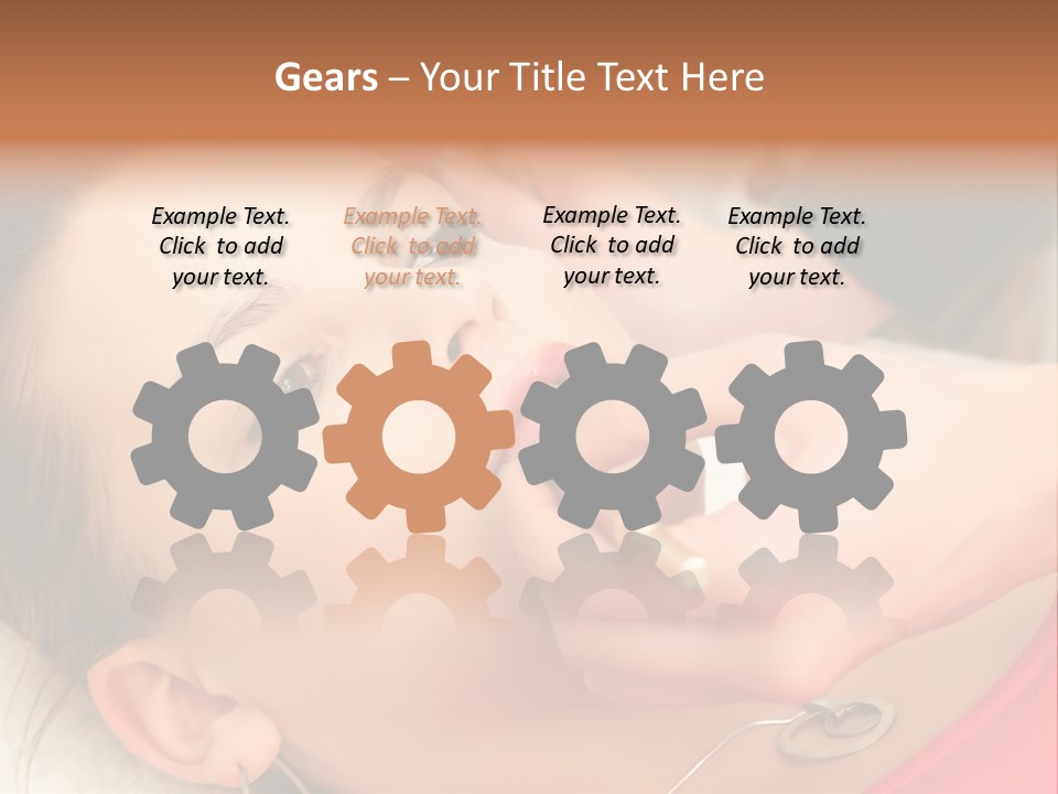 Skin Female Attractive PowerPoint Template