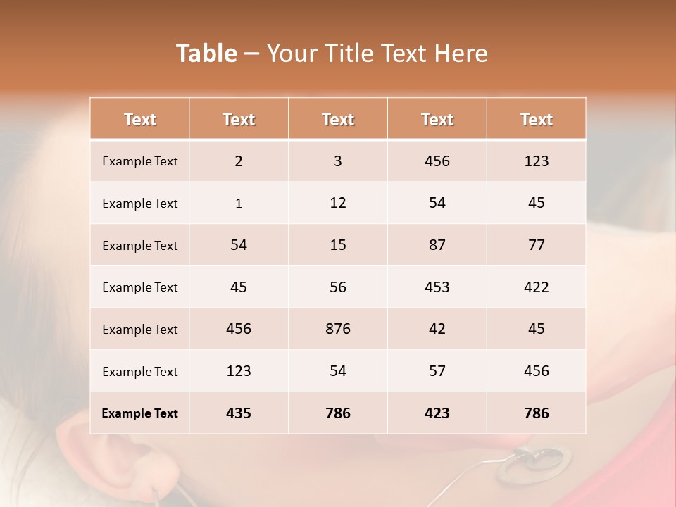 Skin Female Attractive PowerPoint Template