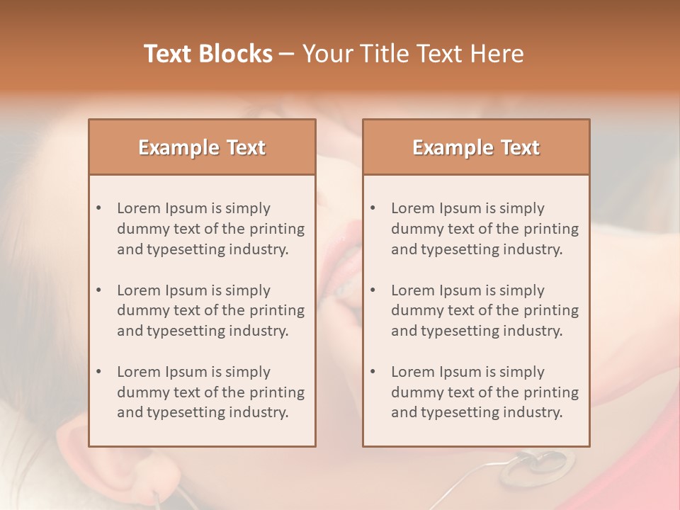 Skin Female Attractive PowerPoint Template