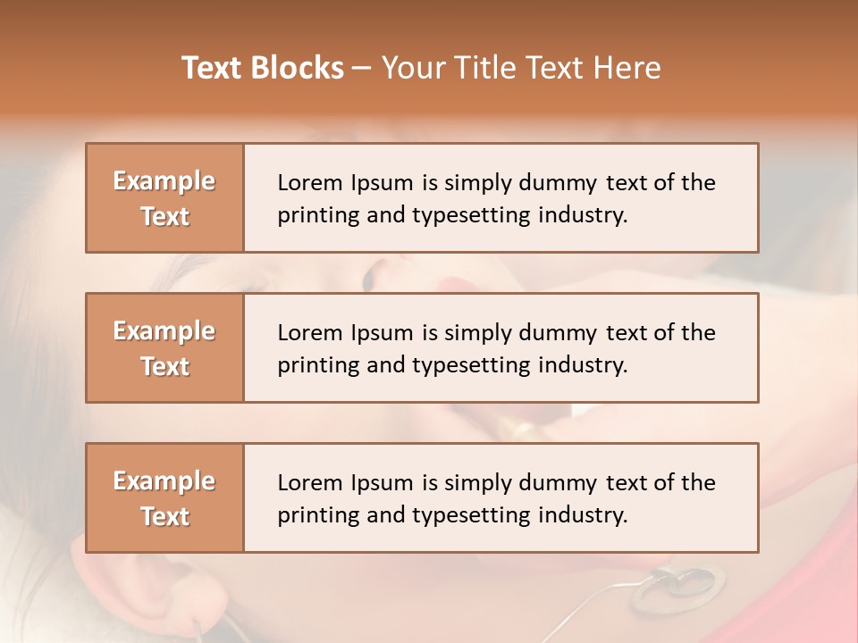 Skin Female Attractive PowerPoint Template