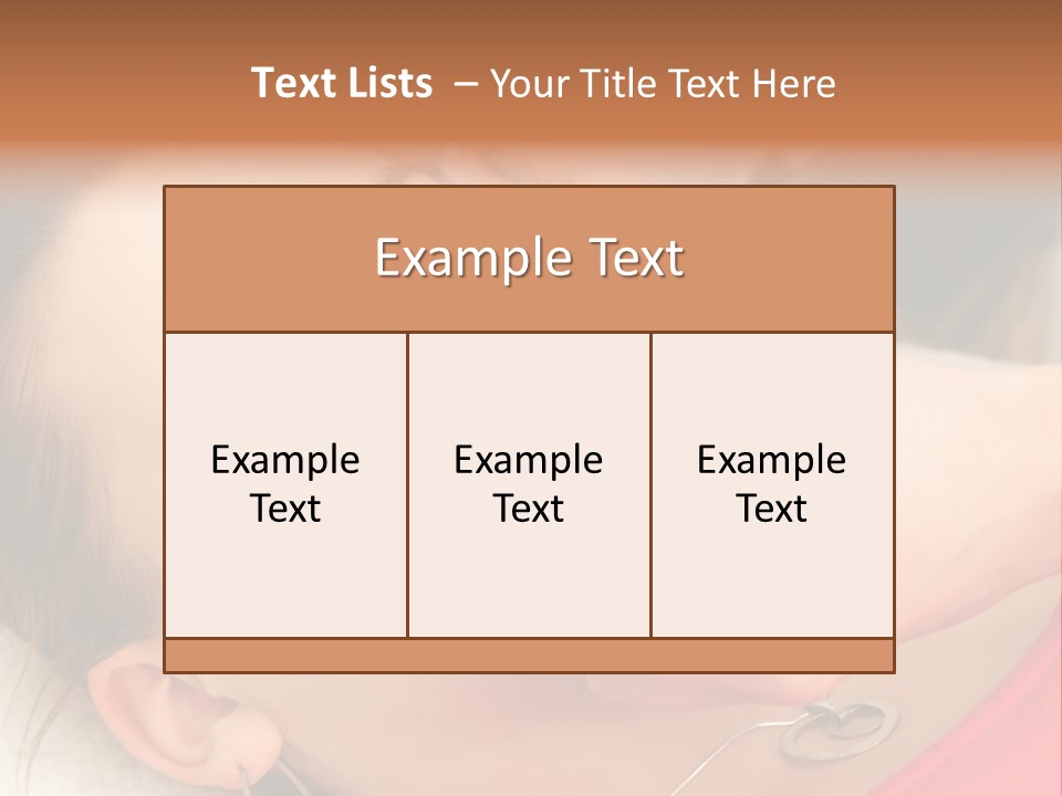 Skin Female Attractive PowerPoint Template