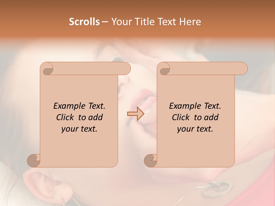 Skin Female Attractive PowerPoint Template