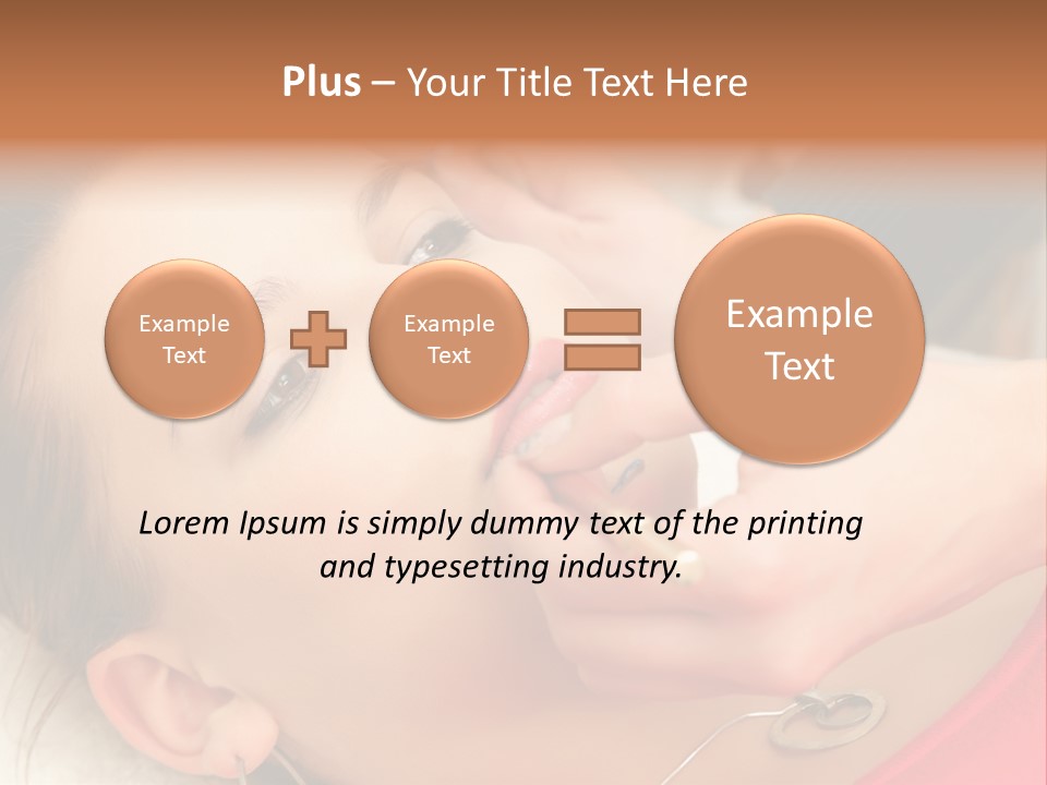 Skin Female Attractive PowerPoint Template