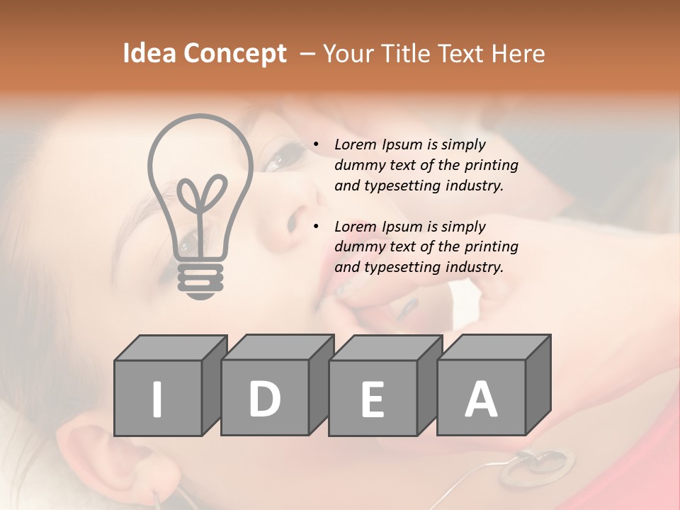 Skin Female Attractive PowerPoint Template