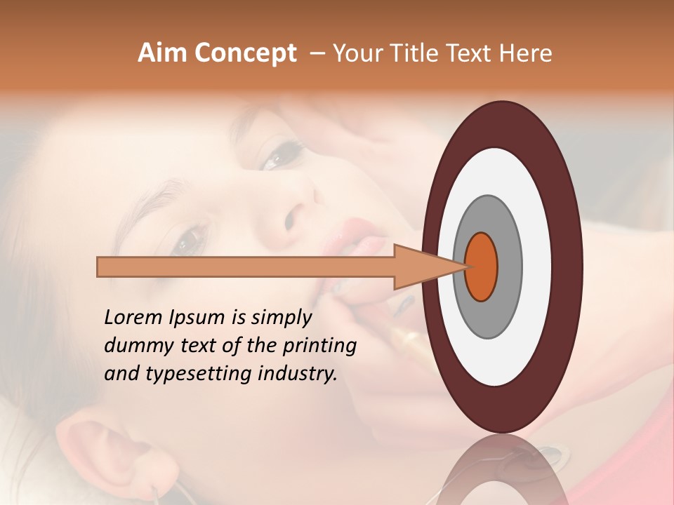 Skin Female Attractive PowerPoint Template