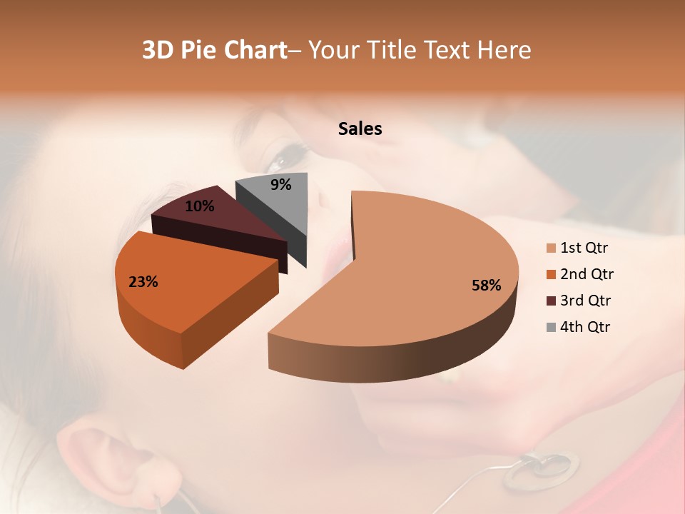 Skin Female Attractive PowerPoint Template