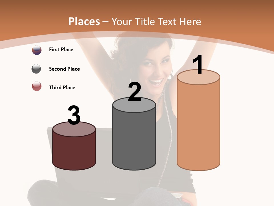 Adult Youth Model PowerPoint Template