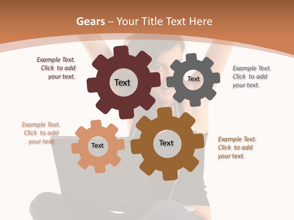 Adult Youth Model PowerPoint Template